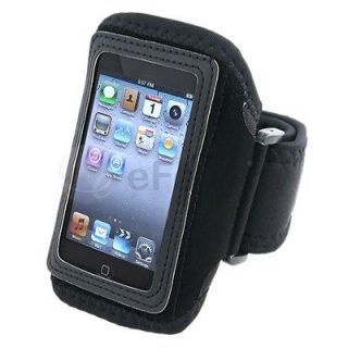 BLACK Sporty Armband Arm Band for iPod Touch iTouch NEW