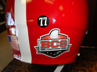 Bowl Championship Series BCS Decal for Football Helmet WVU/Clemson
