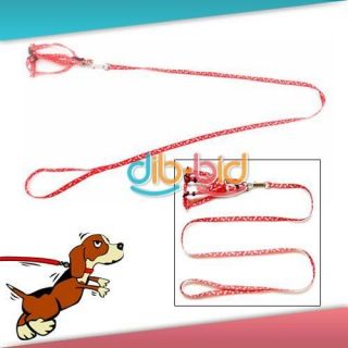 New Pet Dog Doggie Puppy Pulling Harness Leash Rope #01
