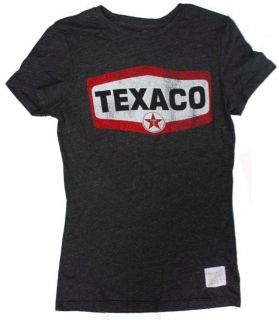 New Authentic Original Retro Brand Texaco Retro Logo Juniors T Shirt 