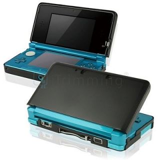 For Nintendo 3DS N3DS Black Aluminum Shell Case Hard Metal Cover
