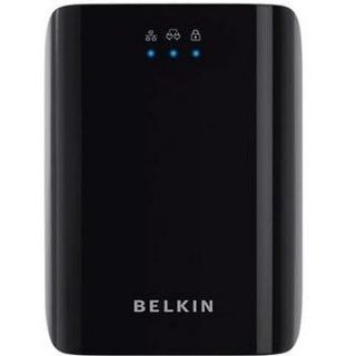Belkin Powerline Surf HD 200mbps Network Single Plug Adapter F5D4077 