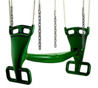 GLIDER WITH ROPE/CHAIN SWING SET SEAT PLAYGROUND CHILDREN FUN OUTSIDE 