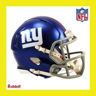 NEW YORK GIANTS NFL MINI REVOLUTION SPEED FOOTBALL HELMET by RIDDELL