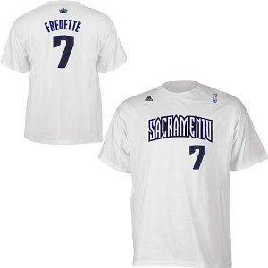 Sacramento Kings Jimmer Fredette White Gametime T Shirt