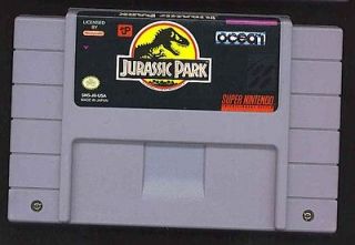 Jurassic Park SNES Super Nintendo old school retro game DINOSAURS