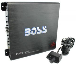 BOSS Riot R2400D 2400W MONO D Car Audio Amplifier Power Amp Monoblock 