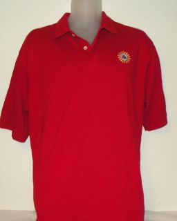 AMERICAN AIRLINES LARGE GOLF SHIRT POLO SHIRT RED