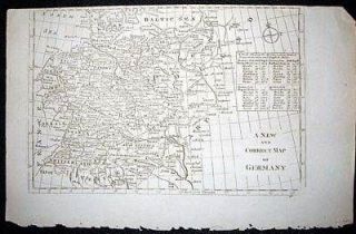 1822 Rare Map Germany Poland by Ambroise Tardieu
