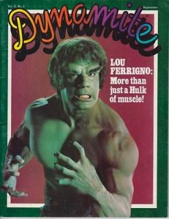   THE INCREDIBLE HULK Lou Ferrigno HUGE ANDY GIBB POSTER #52 Complete