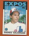 1986 Topps Traded Andres Galarraga Rookie 40T PSA 10