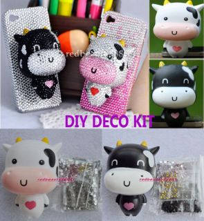   Baby Cow DIY Cell Phone iPhone 4 Case Cover Skin   Deco Den Kit