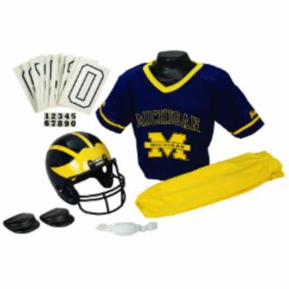 Michigan Wolverines   NCAA Franklin Sports Deluxe Youth Uniform Set
