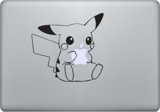 Pikachu pokemon vinyl decal sticker, Apple Macbook Pro Mac