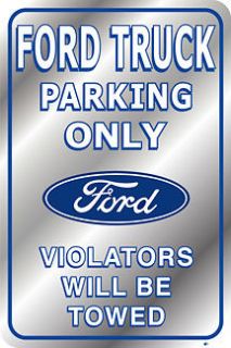 TIN SIGN VINTAGE TRUCK F 100 250 350 FORD 53 54 55 56 57 58 59 60 61 