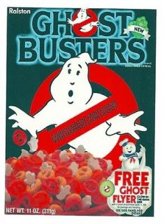 GHOST BUSTERS 1985 Retro Vintage Cereal Box HQ Fridge Magnet *02