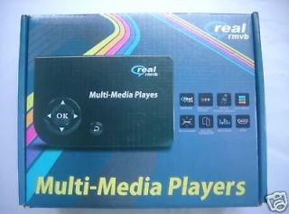RM, RMVB multi media player box, play on TV, HDMI/RCA.