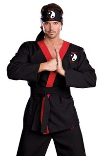 Ninja Warrior Karate Mens Martial Art Halloween Costume