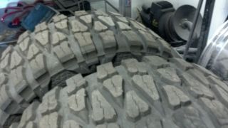   Fuel Octane wheels with 40x15.50 Nitto Mud Grappler tires for Jeep