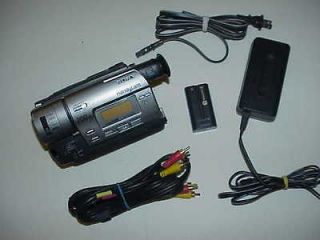   me heavy duty sony CCD TR517 stereo 8mm Video8 Camcorder handycam