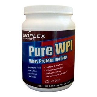   Isolate Pure WPI Chocolate 2lbs Bioplex Nutrition exp 01 2014