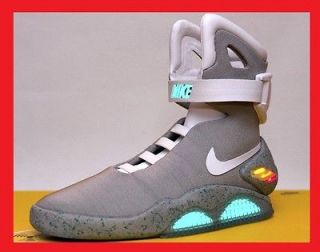 LIMITED EDITION 2011 NIKE MAG 7,8,12 or 13 BACK FUTURE MCFLY AIR SHOES 