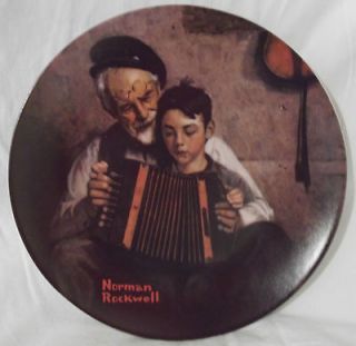 norman rockwell plate the music maker in Decorative Collectible Brands 
