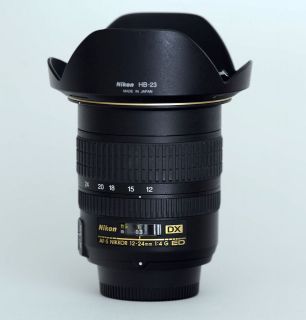 Nikon Nikkor AF S 12 24mm F/4.0 DX G ED IF Lens