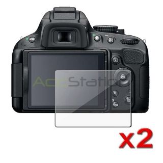TWO LCD SCREEN PROTECTOR COVER FILM FOR NIKON D5100