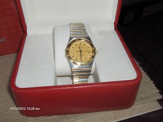 OMEGA CONSTELLATION AUTOMATIC 18KT GOLD AND SS WATCH