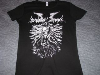 deathspell omega manifestions 2002 babydoll girly t shirt black metal 