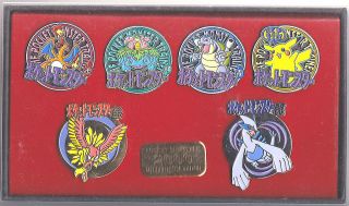 Pokemon Gold and Silver Millennium 2000 Badges Set Japanese