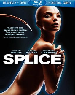 Splice Blu ray DVD, 2010, 2 Disc Set