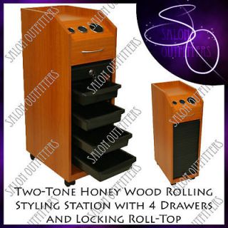 New Stainless Steel Top Wall Mount Styling Station Barber Beauty Salon 