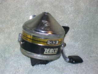 VINTAGE ZEBCO 33 SPINCASTING FISHING REEL,MADE IN USA
