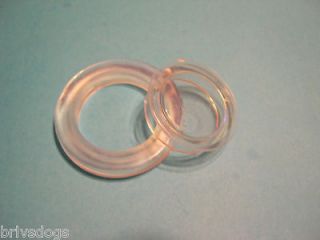 Umbrella Hole Ring Plug Patio Table 1 set contains 2 pieces clear 