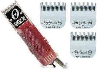 New Oster Classic 76 Hair Clipper 3 Blades 000+1+ 3 1/2