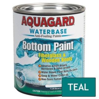 Teal Aquagard Waterbased Anti Fouling Marine Boat 1Qt Bottom Paint