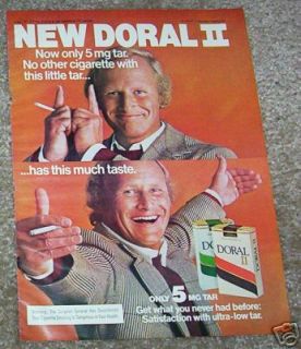 1979 ad Doral II Cigarettes tobacco   cute guy smoking