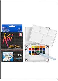 Sakura Koi Watercolors Pocket Field Sketch Box, 24ct SAK XNCW 24N