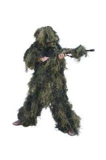 NEW Kids Ghillie Gillie Suit Woodland Camo 3 Sizes Available SM LG 