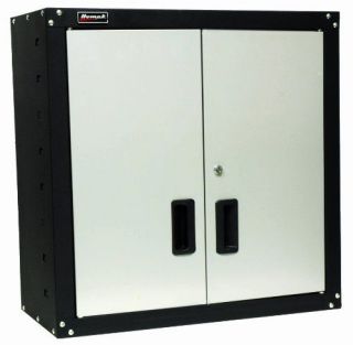 Homak Steel 2 Door Garage Storage Wall Cabinet Large Utility Unit with 