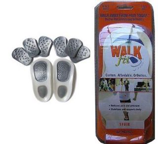 NEW Walkfit Platinum Orthotic Insoles  Size F (W 10  10.5/M 9 9.5)