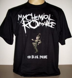My Chemical Romance The Black Parade Cartoon T Shirt Size S   XL new 
