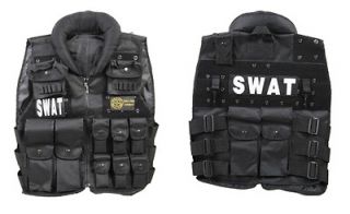   Costumes Military Airsoft Paintball Tactical SWAT POLICE Vest Black