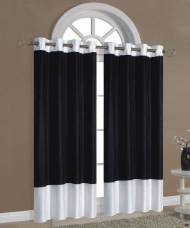 black stripe curtain in Curtains, Drapes & Valances