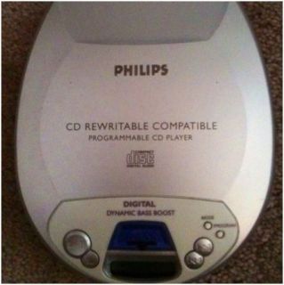 Philips AX1000 CD Walkman +Free KJV Audio Bible CD   Bass Boost, Line 