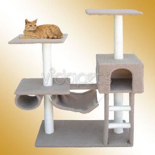 Cat Tree House Toy Bed Scratcher Post Furniture F64