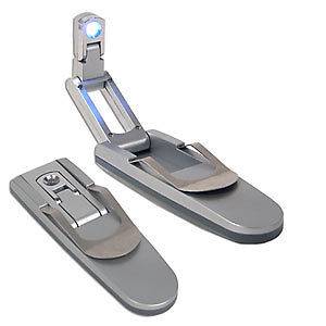 Pack Of 2 LED Booklight Portable Travel Reading Task Car To Go Clip On 