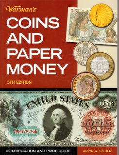 Warmans Coins & Paper Money Identification & Price Guide Brand new 